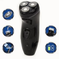Máy Cạo Râu 3 Đầu 220v 4d Có Thể Sạc Lại Cho Nam | Máy Cạo Râu 4d 3 Đầu tdu 220v Có Thể Sạc Lại Tiện Dụng