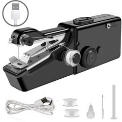 Máy may cầm tay mini sạc USB tiện lợi dành cho làm đồ da may đồ gia đình.