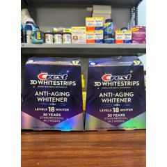 SET DÁN RĂNG CREST ANTI-AGING WHITENER LEVELS 18 ( 14 gói])