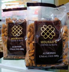 Hạt Hạnh Nhân Mourad’s Coffee & Nuts 500g - Hạt Dinh Dưỡng Tốt Cho Sức Khỏe và Nguồn Năng Lượng Tự Nhiên
