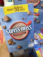 Bột Ca Cao Nóng Swiss Miss 50 Gói - Sôcôla Sữa Hảo Hạng, Thức Uống Ngon Miệng Cho Mùa Đông