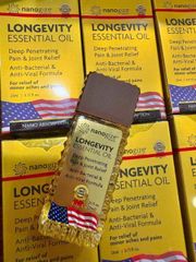 Dầu Lăn Longevity Essential Oil 21ml – xoa bóp thư giãn