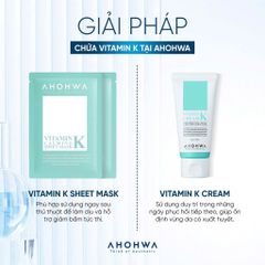 Kem Dưỡng ẩm Ahohwa Vitamin K Cream 50g - Phục Hồi Da Mỏng Đỏ, Giảm Kích Ứng, Cải Thiện Độ Săn Chắc Da