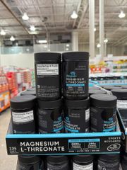 Viên bổ sung Magie Sport Research Magtein L-Threonate 2000mg – Tăng cường trí nhớ, tập trung, 87 viên thực vật, chất lượng Mỹ