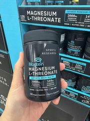 Viên bổ sung Magie Sport Research Magtein L-Threonate 2000mg – Tăng cường trí nhớ, tập trung, 87 viên thực vật, chất lượng Mỹ