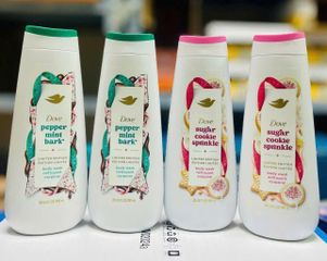 Sữa Tắm Dove Peppermint Bark 591ml - Hàng Nhập Khẩu, Mẫu Mới, Dưỡng Ẩm, Thơm Mát, Mỹ Phẩm Chất Lượng