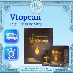 Vtopcan, hỗ trợ chống oxy hóa, tăng cường sức đề kháng, giảm mệt mỏi 18000g / 90 gói