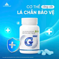 Thực phẩm bảo vệ sức khỏe Genecel® Max Hỗ trợ tăng cường sức đề kháng của cơ thể, hỗ trợ chống oxy hóa