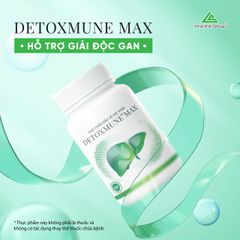 Thực phẩm bảo vệ sức khỏe Detoxmune® Max 30v/lọ hỗ trợ đào thải độc gan, tăng cường chức năng gan