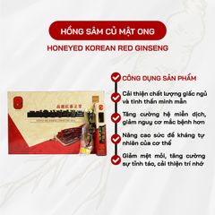 Hồng Sâm Tẩm Mật Ong Hàn Quốc - Giải Pháp Bồi Bổ Sức Khỏe 300g, Hỗ Trợ Tăng Cường Miễn Dịch, Giảm Căng Thẳng