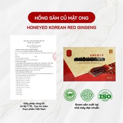 Hồng Sâm Tẩm Mật Ong Hàn Quốc - Giải Pháp Bồi Bổ Sức Khỏe 300g, Hỗ Trợ Tăng Cường Miễn Dịch, Giảm Căng Thẳng