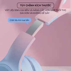 Tai nghe bluetooth Không Dây  Chống Ôn Tích Hợp Mic Đèn LED RGB Âm Bass Mạnh 
