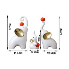 Tượng gia đình nhà voi trang trí nhà cửa, decor tủ kệ, quà tặng tân gia 633031