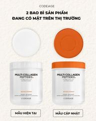 Bột Uống Hydrolyzed Multi Collagen Peptides CodeAge - Hỗ Trợ Da Căng Mịn, Tăng Độ Đàn Hồi, Chống Nếp Nhăn, Hỗ Trợ Sụn Khớp