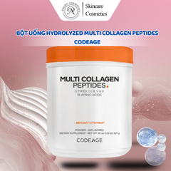 Bột Uống Hydrolyzed Multi Collagen Peptides CodeAge - Hỗ Trợ Da Căng Mịn, Tăng Độ Đàn Hồi, Chống Nếp Nhăn, Hỗ Trợ Sụn Khớp