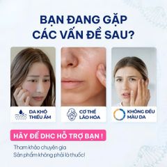 (Nhật) Viên Uống Bổ Sung Collagen DHC Hỗ Trợ Da Săn Chắc Đàn Hồi Căng Mịn