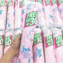 [B E B U] Bông Tẩy Trang Ipek 150Pcs - Mềm Mịn, An Toàn Cho Cả Da Nhạy Cảm