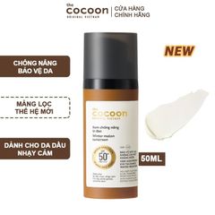 [B E B U] Kem Chống Nắng Bí Đao Cocoon Winter Melon Sunscreen 50ml SPF50+ PA++++