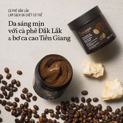 [B E B U] Tẩy Tế Bào Chết Toàn Thân Cocoon Cà Phê Đắk Lắk 200ml - Da Sạch, Sáng Mịn Chỉ Sau Vài Lần Sử Dụng