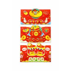[QUÀ TẶNG TẾT BÍNH NGỌ] Set 3 Bao Lì Xì Tết NGẪU NHIÊN - Phát Tài Phát Lộc May Mắn Cả Năm