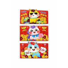 [QUÀ TẶNG TẾT BÍNH NGỌ] Set 3 Bao Lì Xì Tết NGẪU NHIÊN - Phát Tài Phát Lộc May Mắn Cả Năm