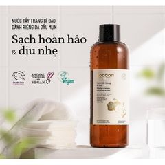 [B E B U] Nước Tẩy Trang Bí Đao Cocoon Winter Melon Micellar Water Mini Size 50ml