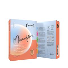 [B E B U] Hộp 10 Miếng Mặt Nạ Emmié Microfiber Cầu Sung Dừa Đủ Xoài Microfiber Mask 280g