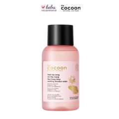 [B E B U]  Nước Tẩy Trang Cocoon Sen Hậu Giang Lotus Soothing Micellar Water 140ml - Dịu Nhẹ Dành Cho Da Nhạy Cảm