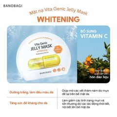 [B E B U]  Hộp 10 Miếng Mặt Nạ Banobagi Dưỡng Da Chuyên Sâu Vita Genic Jelly Mask 10x30g