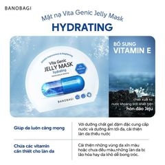 [B E B U]  Hộp 10 Miếng Mặt Nạ Banobagi Dưỡng Da Chuyên Sâu Vita Genic Jelly Mask 10x30g