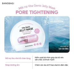 [B E B U]  Hộp 10 Miếng Mặt Nạ Banobagi Dưỡng Da Chuyên Sâu Vita Genic Jelly Mask 10x30g