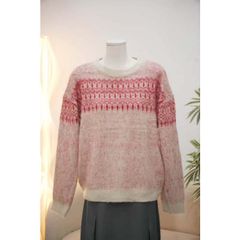 Áo Len LOHNT Patterned crewneck sweater 013 phong cách Hàn Quốc