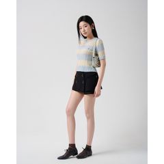 Áo tay ngắn kẻ sọc phong cách Hàn Quốc/ Ruby stripe sweater - #LT020