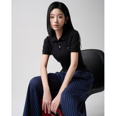 [LOHNT]Áo Polo nữ cao cấp tay ngắn phong cách Hàn Quốc/ Polo shirt Short sleeve - LT001