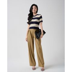 Áo tay ngắn kẻ sọc phong cách Hàn Quốc/ Ruby stripe sweater - #LT020