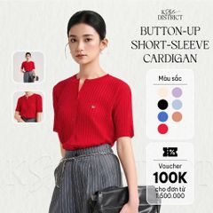 [LOHNT] Áo LOHNT Button-Up Short - Sleeve Cardigan - LT018