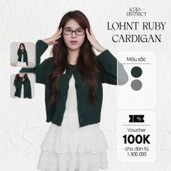 [ LOHNT ] Áo cardigan nữ Ruby Cardigan dài tay Hàn Quốc cao cấp