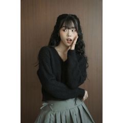 [ LOHNT] Áo khoác nữ Luna Cardigan có khóa kéo Hàn Quốc cao cấp