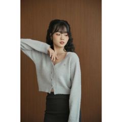 [ LOHNT] Áo khoác nữ Luna Cardigan có khóa kéo Hàn Quốc cao cấp