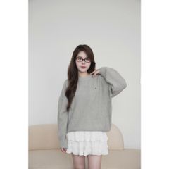 [LOHNT] Áo nữ Elle sweater dài tay form rộng Hàn Quốc cao cấp