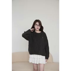 [LOHNT] Áo nữ Elle sweater dài tay form rộng Hàn Quốc cao cấp