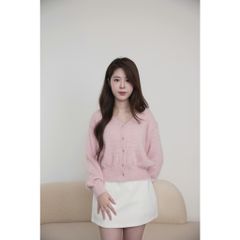 [LOHNT] Áo nữ Feather Cardigan dài tay form rộng Hàn Quốc cao cấp