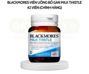 (Úc) Viên Uống Hỗ Trợ Thải Độc Gan Bổ Gan Blackmores Milk Thistle Chiết Xuất Kế Sữa