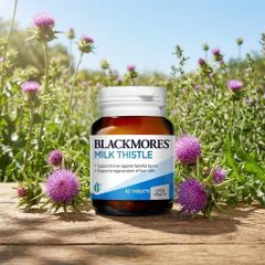 (Úc) Viên Uống Hỗ Trợ Thải Độc Gan Bổ Gan Blackmores Milk Thistle Chiết Xuất Kế Sữa