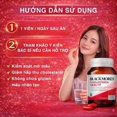 Viên Uống Hỗ Trợ Giảm Cholesterol Blackmores Cholesterol Health 60 Viên Của ÚC