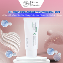 Kem Dưỡng Usolab Bio Intensive K Cream 50ml - Phục Hồi, Làm Dịu Da Nhạy Cảm, Dưỡng Ẩm Sâu, Chăm Sóc Da Tổn Thương nhiễm cort
