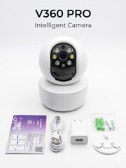 Camera wifi gia đình, xoay 360°, dùng app V360 Pro, có quay đêm