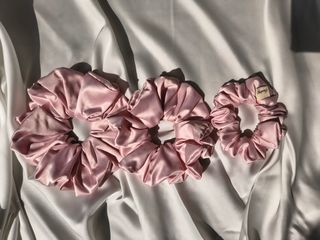 Combo 3 scrunchies hồng