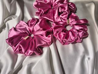Scrunchie hồng sen