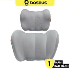 Gối cao su non tựa đầu & tựa lưng hãng BASEUS dành cho ô tô & ghế làm việc
